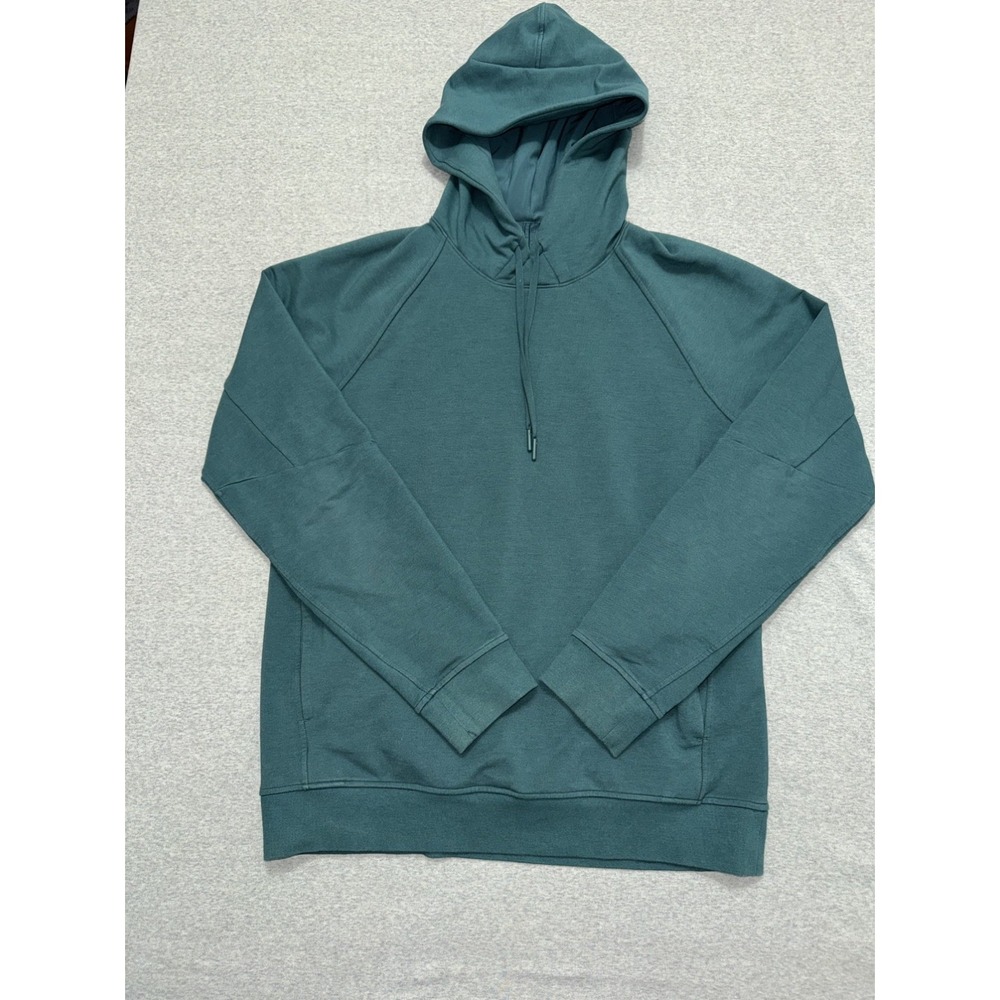 Lululemon Mens City Sweat Pullover Hoodie Thermo Green Size Medium
